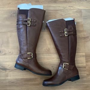 Jessie High Shaft Boot Chocolate Brown Leather